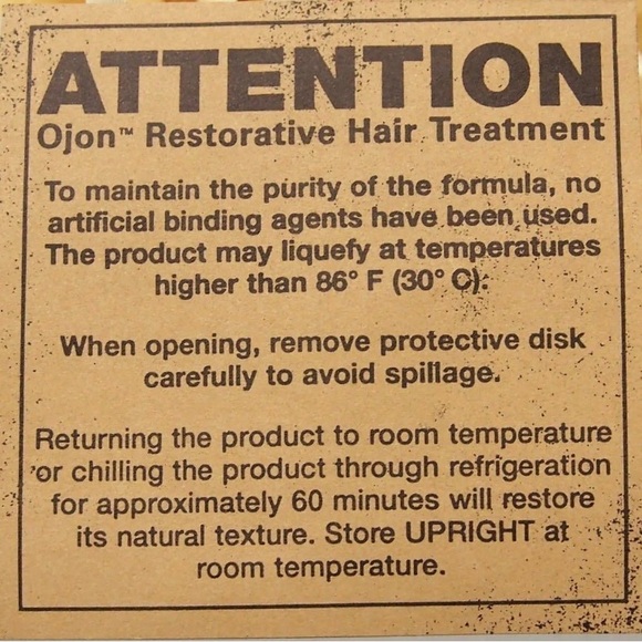 Ojon Restorative Hair Treatment FACTORY SEALED Original Formula 5 0z. - Picture 4 of 4
